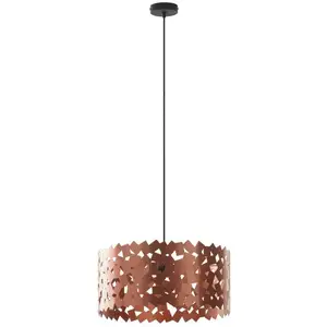 LUCANDE Suspension à intensité variable 'Aeloria' en métal pour salon & salle à manger pas cher