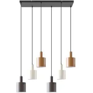 LINDBY Suspension à intensité variable 'Ovelia' en métal pour cuisine pas cher