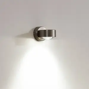 Applique murale Lindby Jyla, nickel, douille en bas pas cher