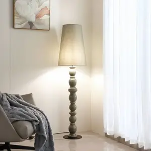 Lampe sur pied Lucande Lyndorin, vert, céramique, 150 cmVendu parluminaire