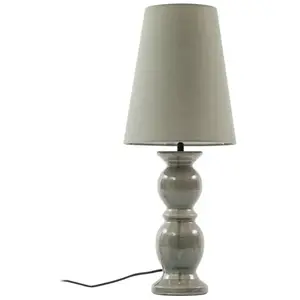 LUCANDE Lampe à poser 'Lyndorin' en céramique pour couloir pas cher
