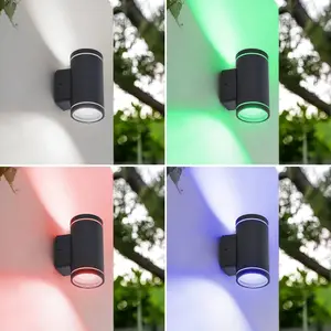 Comparateur de prix : Lindby Smart Applique d'extérieur LED Valtin CCT RVB Tuya IP54