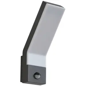 Comparateur de prix : Applique d'extérieur LED Lindby Korvik, 26 cm, anthracite, capteur