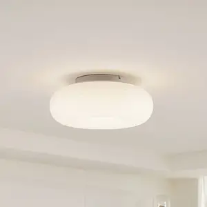 Lucande Smart Plafonnier LED Bolti, blanc, RGBW, CCT, Tuya pas cher