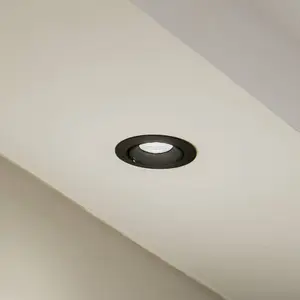 Arcchio Harcos downlight LED, noir, Ø 11 cm, 4.000K pas cher