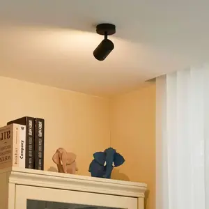 Comparateur de prix : Lindby - Spot à intensité variable 'Jorell' en métal pour bureau