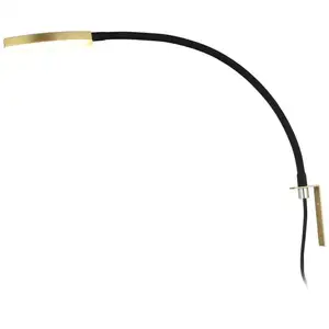 Lindby lampe de lecture LED Flexola, doré, rond, métal, connecteur pas cher