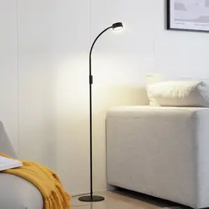 Comparateur de prix : Lindby lampe sur pied LED Maori, 140 cm, noir, CCT, intensité variable