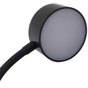 Comparateur de prix : LINDBY Led Lampe à pince à intensité variable 'Maori' en métal pour bureau