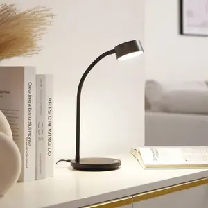 Lindby lampe de table LED Maori, noir, CCT, métal, intensité variableVendu parluminaire