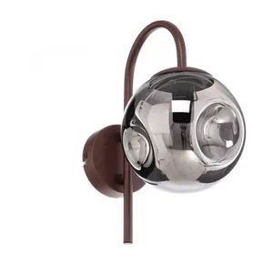 Applique murale Lindby Valentina, E14, gris fumé, verre, 28,6 cmVendu parluminaire