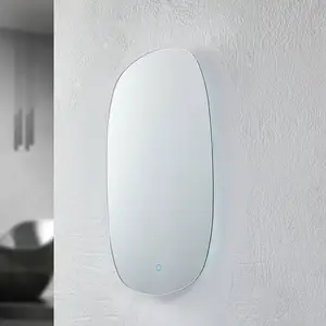 Lucande miroir LED Celestiel, ovale, chauffant, CCT, 80 cm pas cher