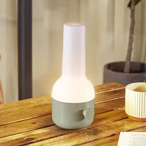 Comparateur de prix : Lindby Lampe d'extérieur à LED rechargeable Isaline, vert, intensité