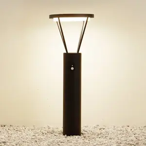 Comparateur de prix : Lampe solaire LED pour chemin Lucande Elario, 80 cm, CCT, capteur