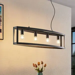 Comparateur de prix : Lindby Mizgin Suspension sans grille à 4 lampes