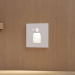 Arcchio Lampe encastrable LED Neru, 7 cm, blanc, angulaire, capteur pas cher