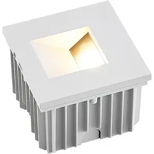 ARCCHIO Projecteur encastrable dans le mur à intensité variable 'Zamo' en aluminium pour couloir pas cher