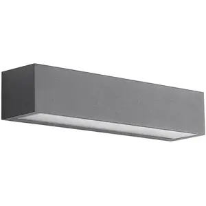 Comparateur de prix : Arcchio applique murale Lengo, 38 cm, anthracite, E27, IP54