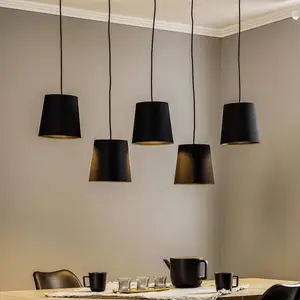 Lucande Thamila suspension, noir, fer pas cher