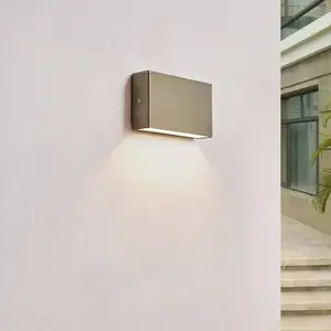 Arcchio - led Applique extérieure 'Karline' en inox - acier inoxydable pas cher