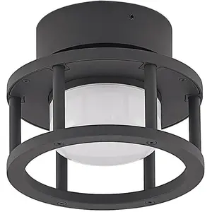 Lucande - Plafonnier à intensité variable 'Berenike' en aluminium pas cher