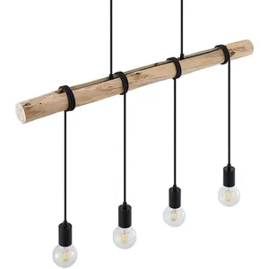 LINDBY Suspension à intensité variable 'Ferris' en métal pour salon & salle à manger pas cher