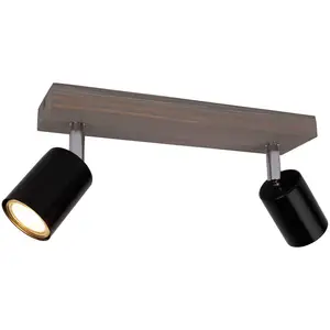 Envostar Alara spot à 2 lampes pin gris pas cher