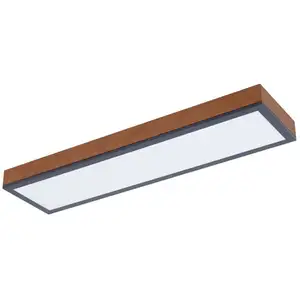 Comparateur de prix : Lindby Led Plafonnier 'Laviona' en bois pour salon & salle à manger