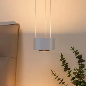 Suspension LED Arcchio Rotari, lentille, haut/bas, blanc pas cher