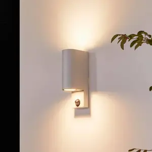PRIOS Applique extérieure à intensité variable 'Tetje' en aluminium pas cher