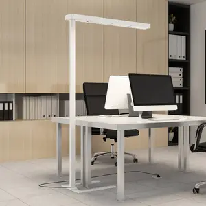 Comparateur de prix : Arcchio Lampadaire de bureau LED Susi, blanc, capteur, variateur tactile