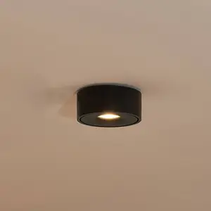 Arcchio Rotari plafonnier LED, noir pas cher