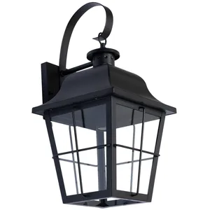 Comparateur de prix : Applique d'extérieur Lindby Mertollio, hauteur 47 cm, noir, verre
