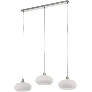 LUCANDE Suspension à intensité variable 'Sharvil' en verre pour salon & salle à manger pas cher