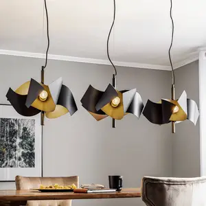 Lucande Imron suspension, à 3 lampes, noire pas cher