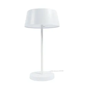 Lindby Milica lampe de table LED, blanc, intensité variable pas cher