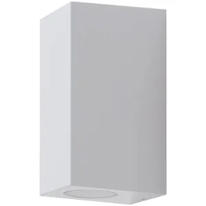 Comparateur de prix : Prios Irfan applique d'extérieur angulaire blanc 15,5 cm