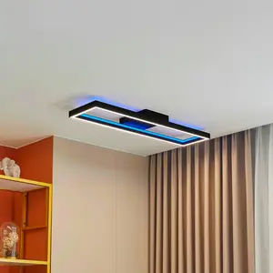 Lucande - led à intensité variable 'Tjado' en métal pour salon & salle à manger pas cher