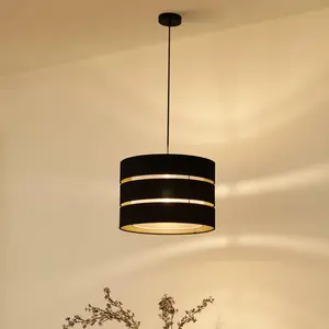 Comparateur de prix : Lindby - Suspension à intensité variable en textile pour salon & salle à manger