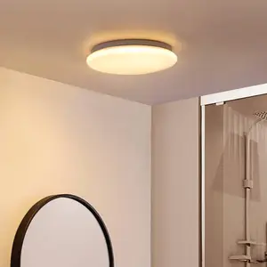 Lindby Smart Plafonnier LED Emeryn, 3.000 K, blanc, Tuya