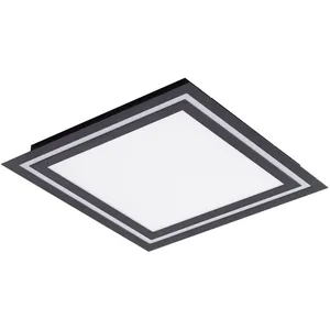 Comparateur de prix : LUCANDE Led Plafonnier à intensité variable 'Leicy' en métal pour salon & salle à manger