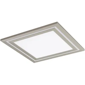LUCANDE Led Plafonnier à intensité variable 'Leicy' en métal pour salon & salle à manger pas cher