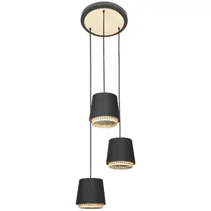 LINDBY Suspension à intensité variable 'Ananya' en métal pour salon & salle à manger pas cher