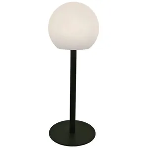Comparateur de prix : Lindby lampe de table LED d'extérieur Eleia, vert, métal, batterie