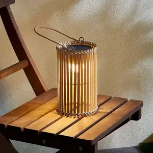 LINDBY LED Lampe solaire extérieur à intensité variable 'Amaria' pas cher