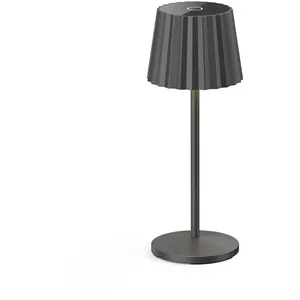 Comparateur de prix : Lindby lampe à poser LED rechargeable Esali, noir, métal, IP54