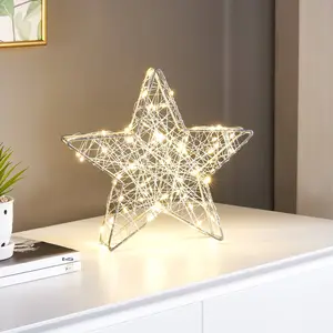Lindby Lepita Étoile lumineuse LED 80-flamme pas cher