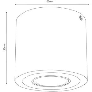 Envostar Ernest downlight GU10 en bois, rond pas cher