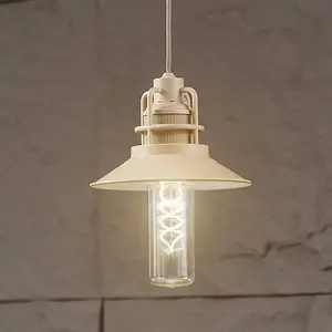 Comparateur de prix : Lindby suspension LED rechargeable Raul, beige, aluminium, Ø 15cm