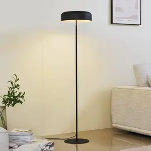 Comparateur de prix : Lindby lampe sur pied Edion, noir, métal